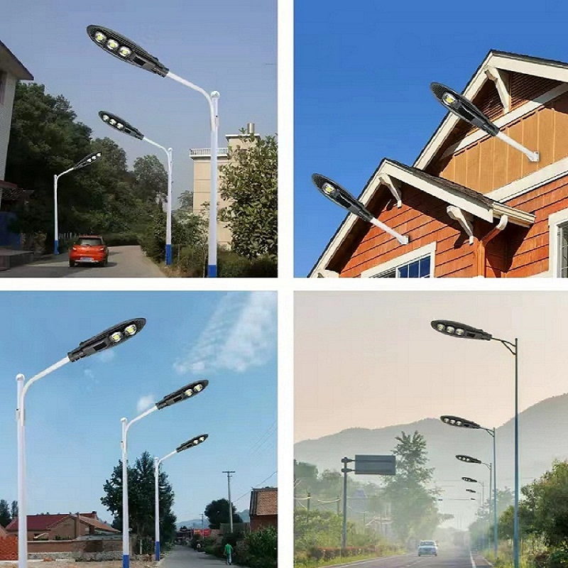 led光控宝剑路灯头户外公园市政道路小区庭院新农村挑臂灯100W