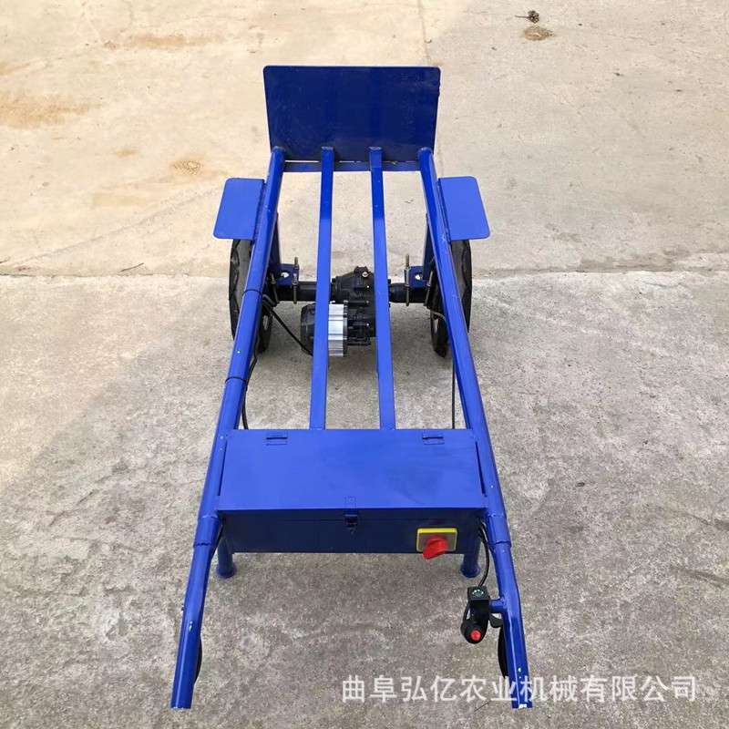 两轮电动鸡公车多用途工地养殖种植平板车山区粮食化肥独轮手推车