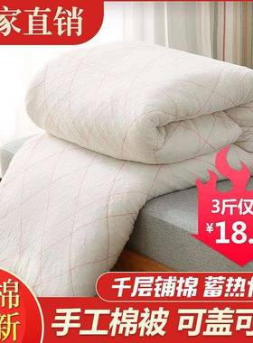 120x200冬被小棉被一米二冬天棉200230被芯背子棉被被子1.8x2米
