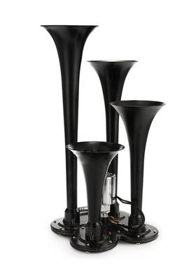 122XC-LB214V气动电磁阀超响气喇叭汽车叭喇黑/四管气喇叭