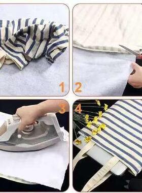 现黑色BNG绣花衬布100HF带胶硬手5感服装无纺货衬轻薄型衬绣花纸