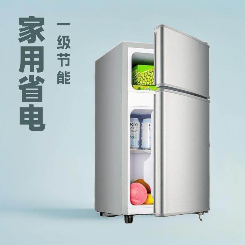 新款一级节能冰箱家用小型宿舍租房用迷你省电办公室双门电冰箱