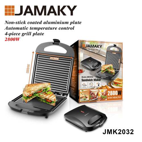 JAMAKY 家用电饼铛定时华夫饼机鸡蛋仔机蛋卷糕三明治早餐机