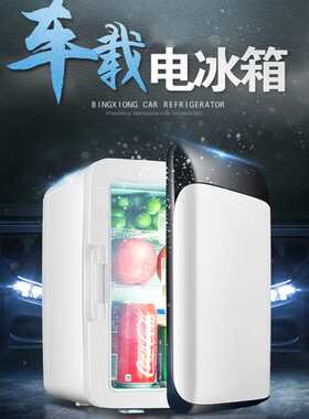 10L车载冰箱迷你小冰箱小冰柜露营便携式冷暖两用小型车用冰箱
