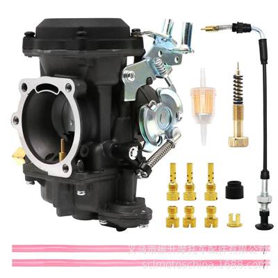 CV40化油器灰色适用Harley Davidson Dyna Sportster XL883线套装