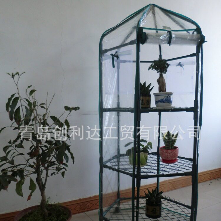 厂家供应走入式花园暖房greenhouse植物保护罩养殖温室房
