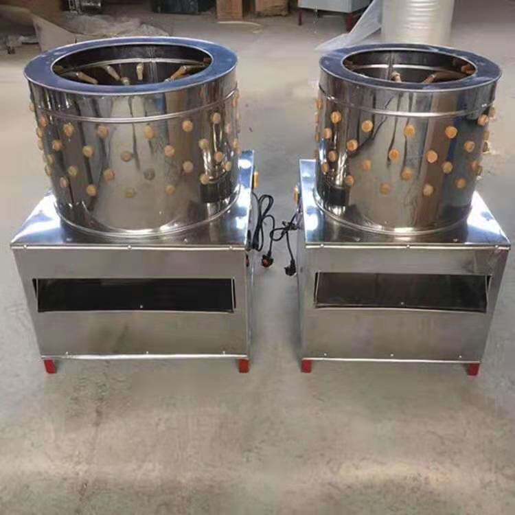 河南80不锈钢拔毛机鸡鸭打毛机鸡鸭鹅50型脱毛机全自动家禽退毛