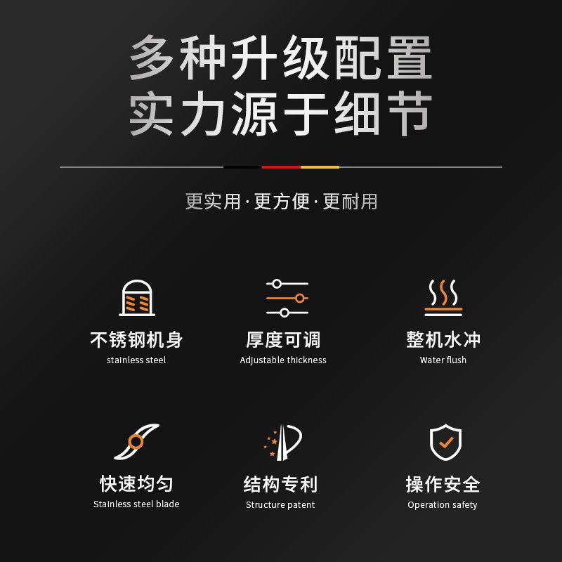 晨成优品水果蔬菜切片机手动土豆切片器商用柠檬蒜片姜片切垒德株