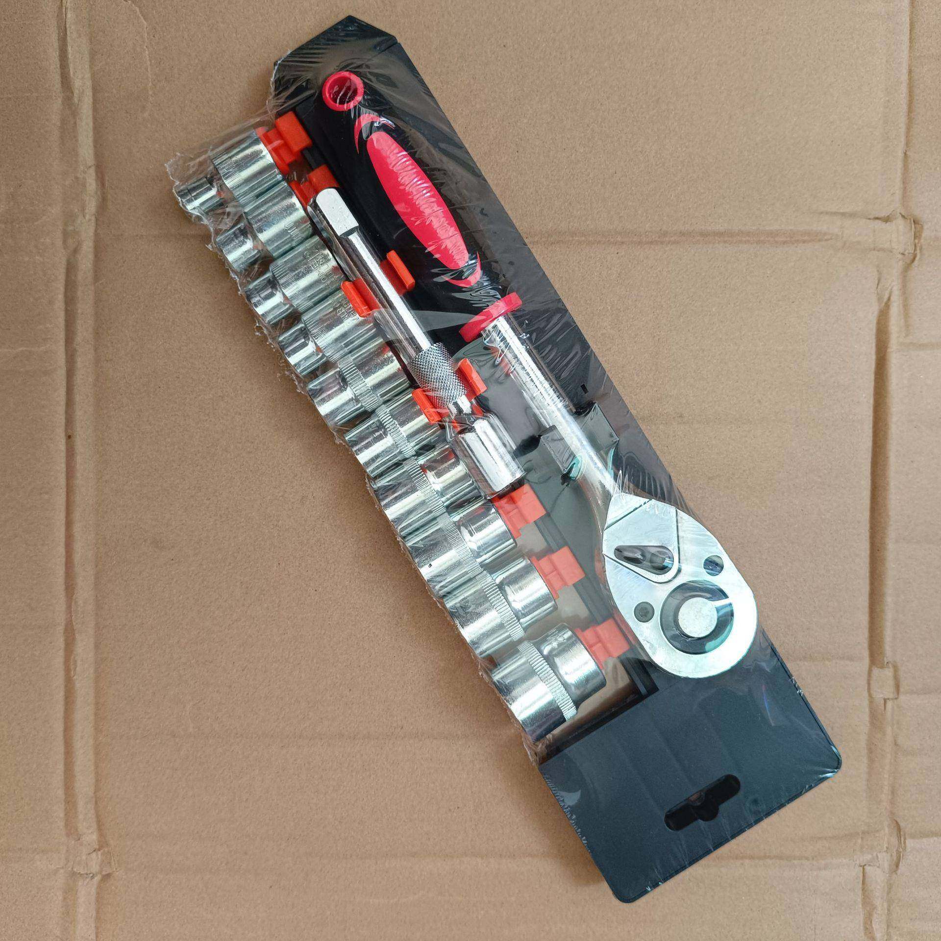 12PC棘轮扳手组套1/2公制汽修板子扳手套筒