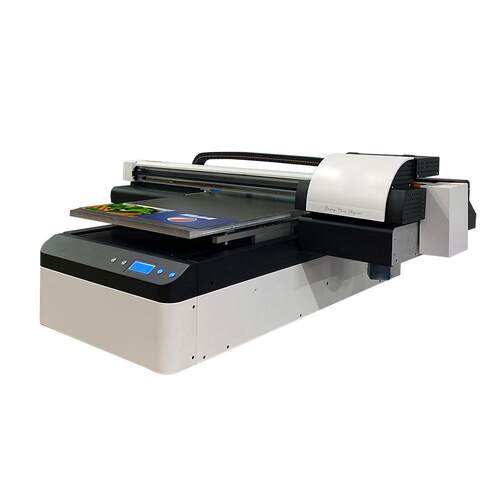 三头UV平板打印机光油圆柱体平圆一体6090UV机UVprinter