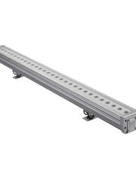 灯饰照明36颗3W防水洗墙灯DMX512主从自走银白色铝合金20w功率