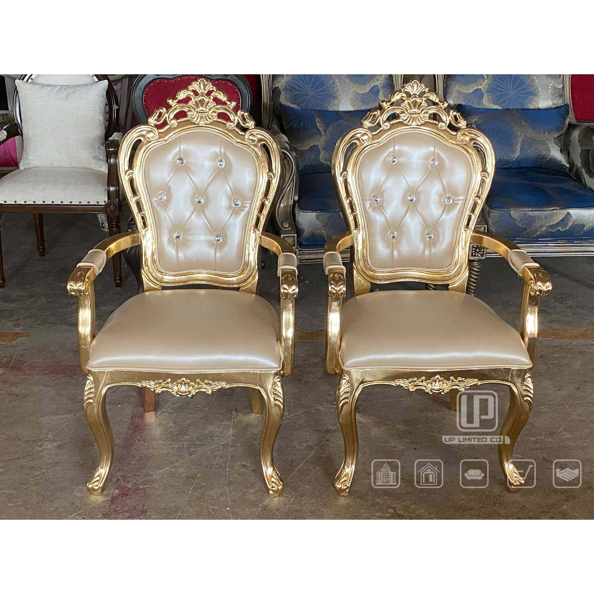 欧式实木雕刻贴金工艺皮革拉扣雕花超奢华后现代流行款餐厅餐椅,机械设备,其他机械设备,淘宝优惠券,粉丝福利购,淘宝优惠卷