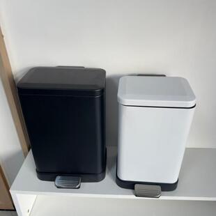 厨房不锈钢垃圾桶带盖大号30L容量卫生间客厅厕所脚踩脚踏式静音