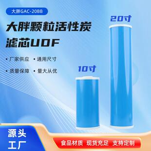 10/20寸GAC颗粒碳滤芯UDF颗粒活性炭滤芯