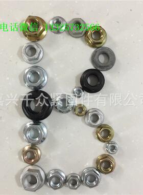 ISO10663六角法兰盘螺母8级10级12级现货镀锌