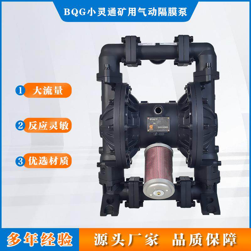 BQG系列小灵通矿用气动隔膜泵BQG100/0.2(BFQ-25)排污工业大流量
