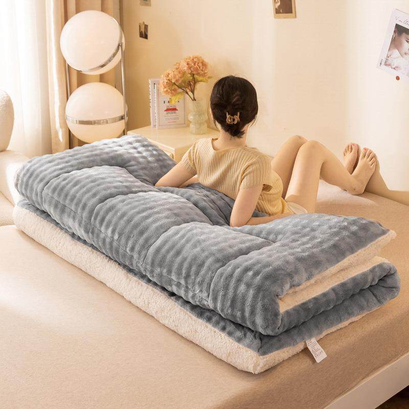 2025新款A类高克重兔毛绒加绒加厚保暖褥子床褥炕被床垫垫褥软垫,节庆用品/礼品,新娘配件,淘宝优惠券,粉丝福利购,淘宝优惠卷