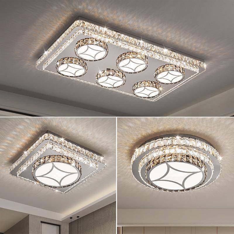 轻奢水晶吸顶灯全光谱护眼客厅主吊灯饰现代简约卧室全屋灯具套餐,鲜花速递/花卉仿真/绿植园艺,割草机/草坪机,淘宝优惠券,粉丝福利购,淘宝优惠卷