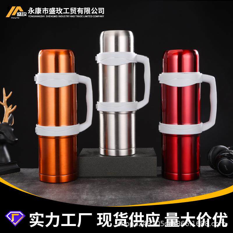 3300ml超大容量旅行壶304不锈钢保温壶户外旅行壶车载壶暖水壶