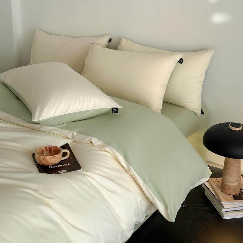 多巴胺色春夏全棉被套四件套60S纯棉撞色床单床笠床上用品三件套,电子元器件市场,其它元器件,淘宝优惠券,粉丝福利购,淘宝优惠卷