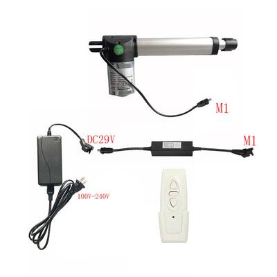 电动遥控开关 升降电视护理床升降器无线遥控电机150MM行程433.92