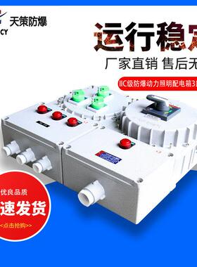IIC级防爆动力照明配电 箱3回路防爆照明动力箱 防爆检修仪表箱