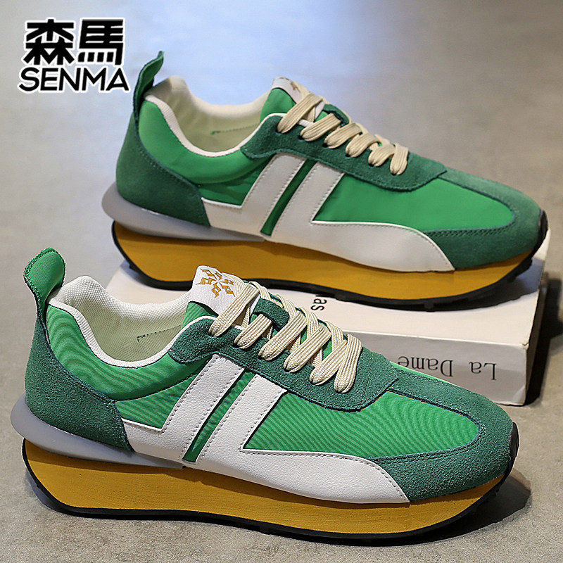SENMA/森马男鞋网面鞋夏季透气防臭情侣款百搭轻便休闲阿甘鞋男
