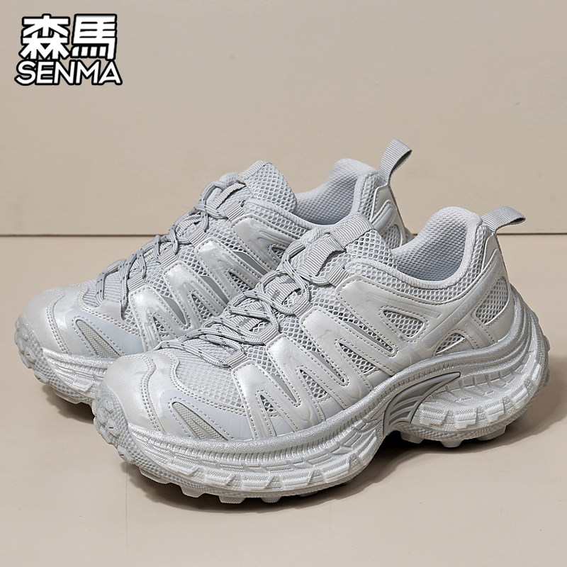 SENMA夏季网面女士厚底增高老爹鞋A0782630058