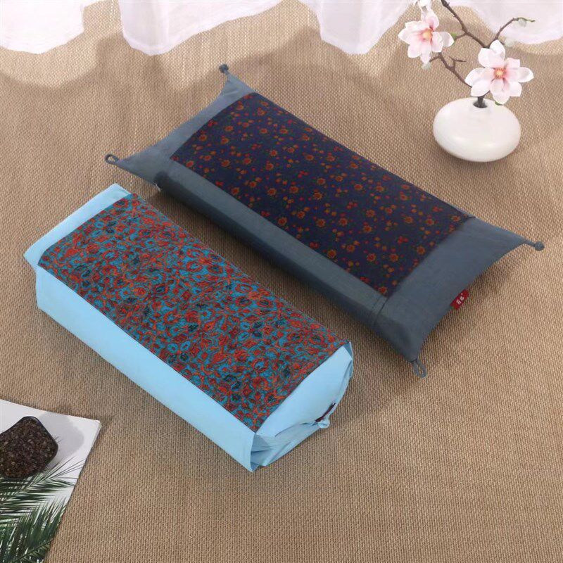 中式复古怀旧荞麦枕头可拆洗纯棉老粗布单人长枕变方枕助眠护颈枕,床上用品,枕头/枕芯,淘宝优惠券,粉丝福利购,淘宝优惠卷