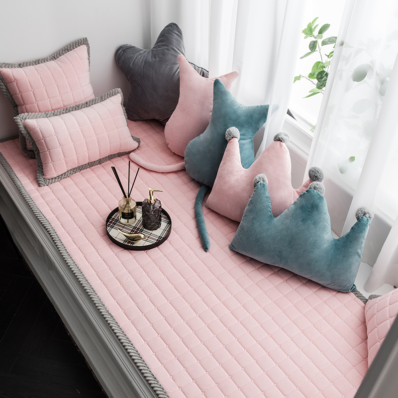 飘窗垫窗台垫飘窗毯四季通用简约阳台垫子主卧飘窗定做北欧风网红