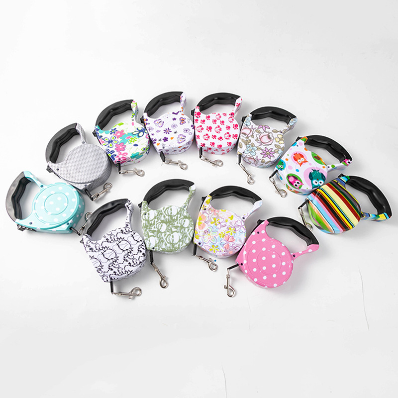 遛兔子绳自动伸缩牵引绳安哥拉大兔外出牵引带溜猫绳狗绳宠物用品