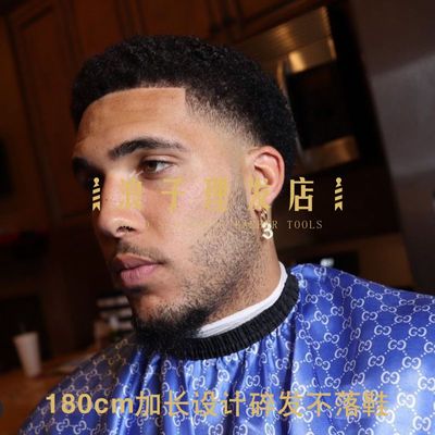 新款 街头barbershop 加长180cm 盖脚 出口理发围布 斗篷披肩