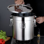 304不锈钢密封桶米桶储物罐商用运输桶牛奶桶发酵桶食用花生油桶