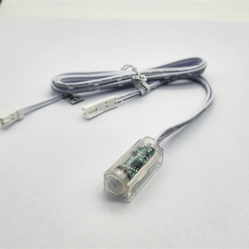 12V光控人体感应开关悬浮床家用橱酒柜红外感应器白天不亮晚上亮