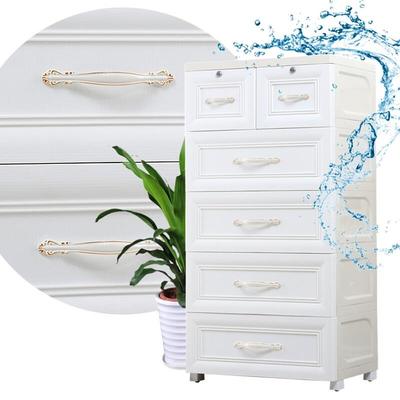 福强欧式抽屉式收储纳柜塑料童物柜宝儿宝衣整理柜婴儿福强柜五斗