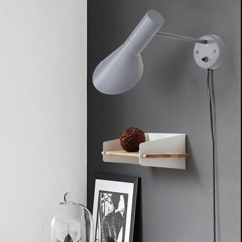 北欧tAJ壁灯业现代简约创意卧室厅墙客灯lof设计师工风床头丹麦AJ