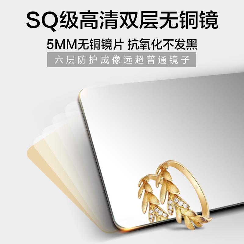 OLEN法式无框穿衣镜B贴玄关爆试衣墙镜壁挂装饰T802镜防拱门全身