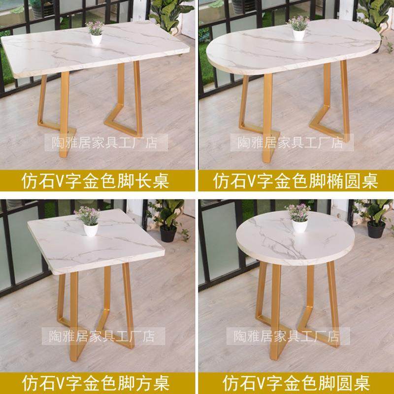 奶茶桌店品桌子咖啡厅西餐厅椅面馆快餐GG-03桌小吃冷店饮店小圆