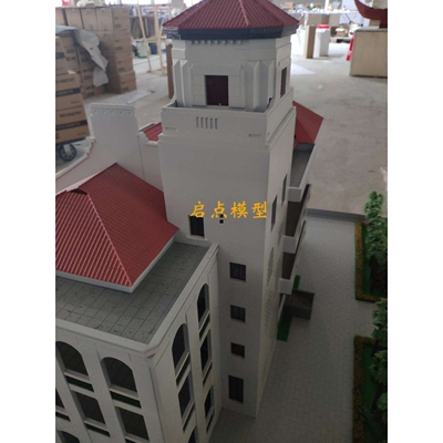 建筑 古建筑模型 展厅模型 海关大楼 官邸模型