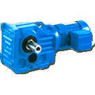 河南山东游乐设备专用K87-35.66-4KW斜齿轮减速机RV蜗轮减速机