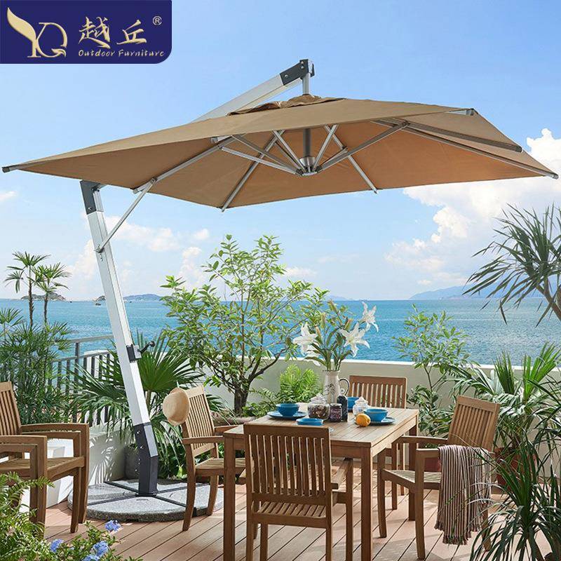 吊伞户外遮阳伞庭院伞花园露台罗马伞阳光伞摆摊大型太阳伞侧立伞