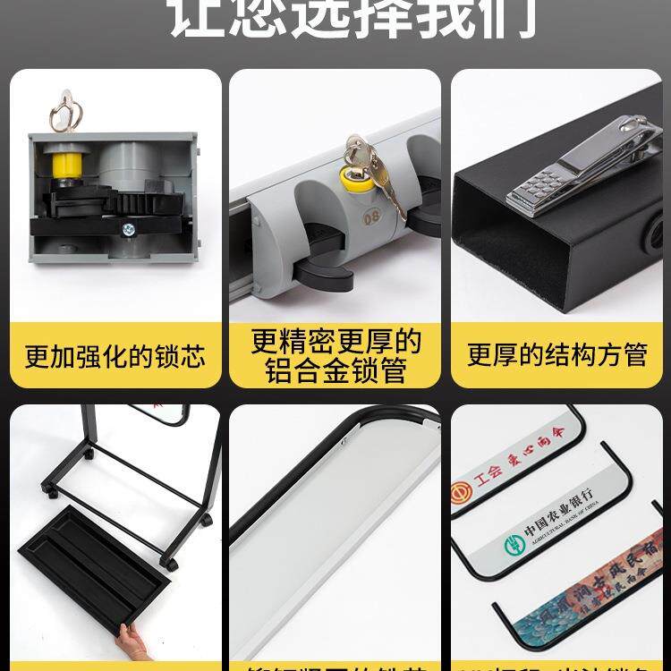 雨伞架商用12头带锁司酒店大堂公售楼部制定logo便985民伞桶收雨