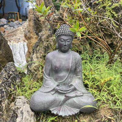 意佛像厅玄关茶室民NPK户宿外庭院别禅墅阳台景客观布置家居装饰
