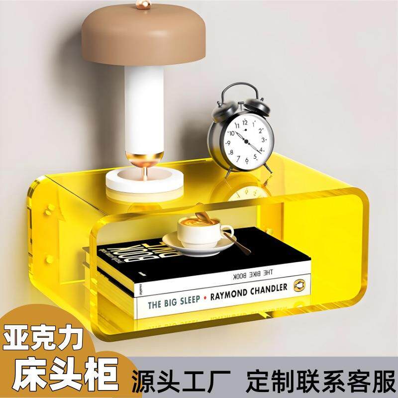 热卖卧室床头柜简约奶油风迷你收纳床边柜浴室客厅收纳柜小型家具