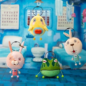 潜逃零钱包逃亡兔潮玩偶公仔挂件周边礼物 越狱兔全款 SCG STUDIOS