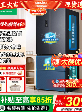 容声526L双净双系统法式多门大容量一级能效家用冰箱以旧换新补贴