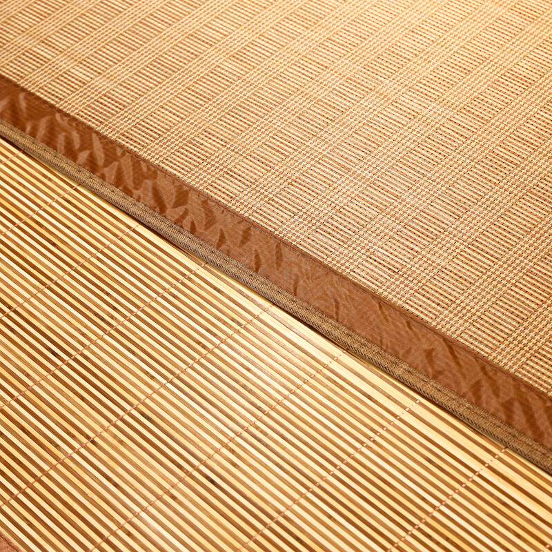 凉席1.5米床双面直筒1.8m竹米夏季凉席1.05席子床定做2m1.2定制床