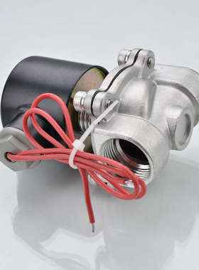 304/316L不锈钢电磁阀开关阀220V24V常分4水阀气阀2W开156闭分常