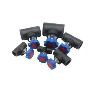 PE阀门卡簧截止阀截止球阀水管管件阀阀门升降20-110精品开关PE