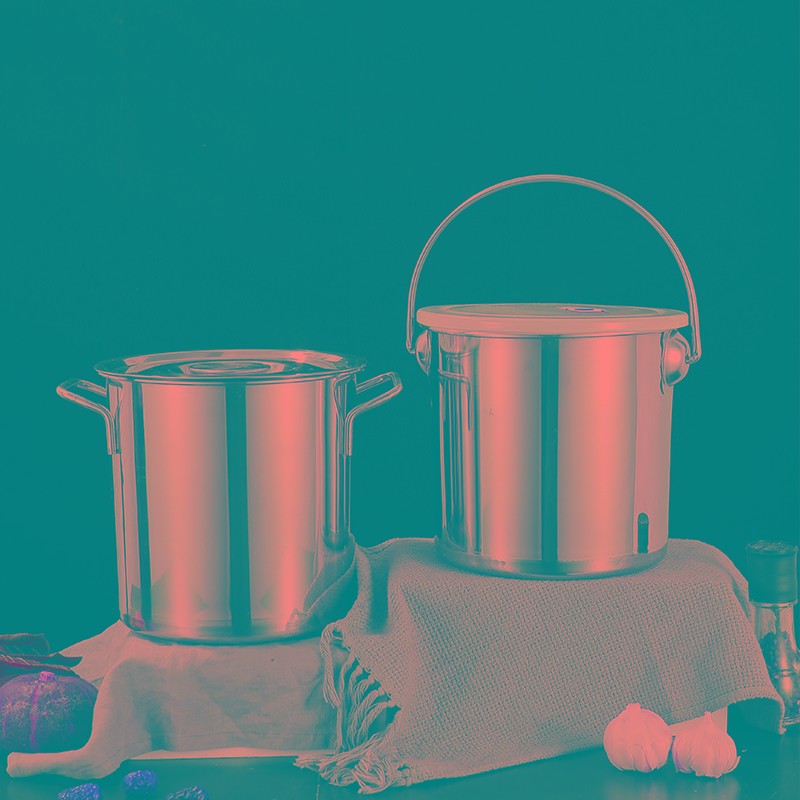 不锈钢桶商用汤桶带盖加厚不锈钢锅储水桶圆桶家用汤锅卤桶油桶